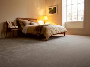 שטיח מקיר לקיר בחדר שינה